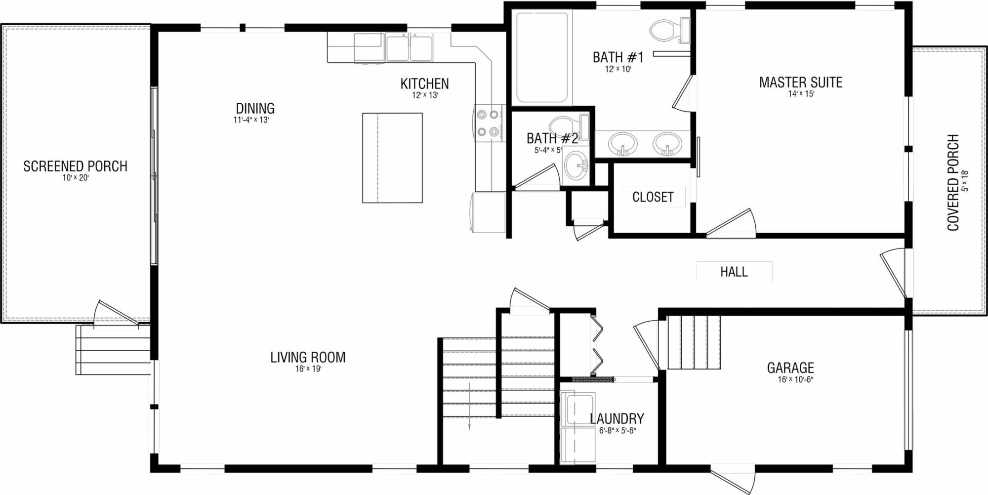 New construction home Fiesta first floor plan