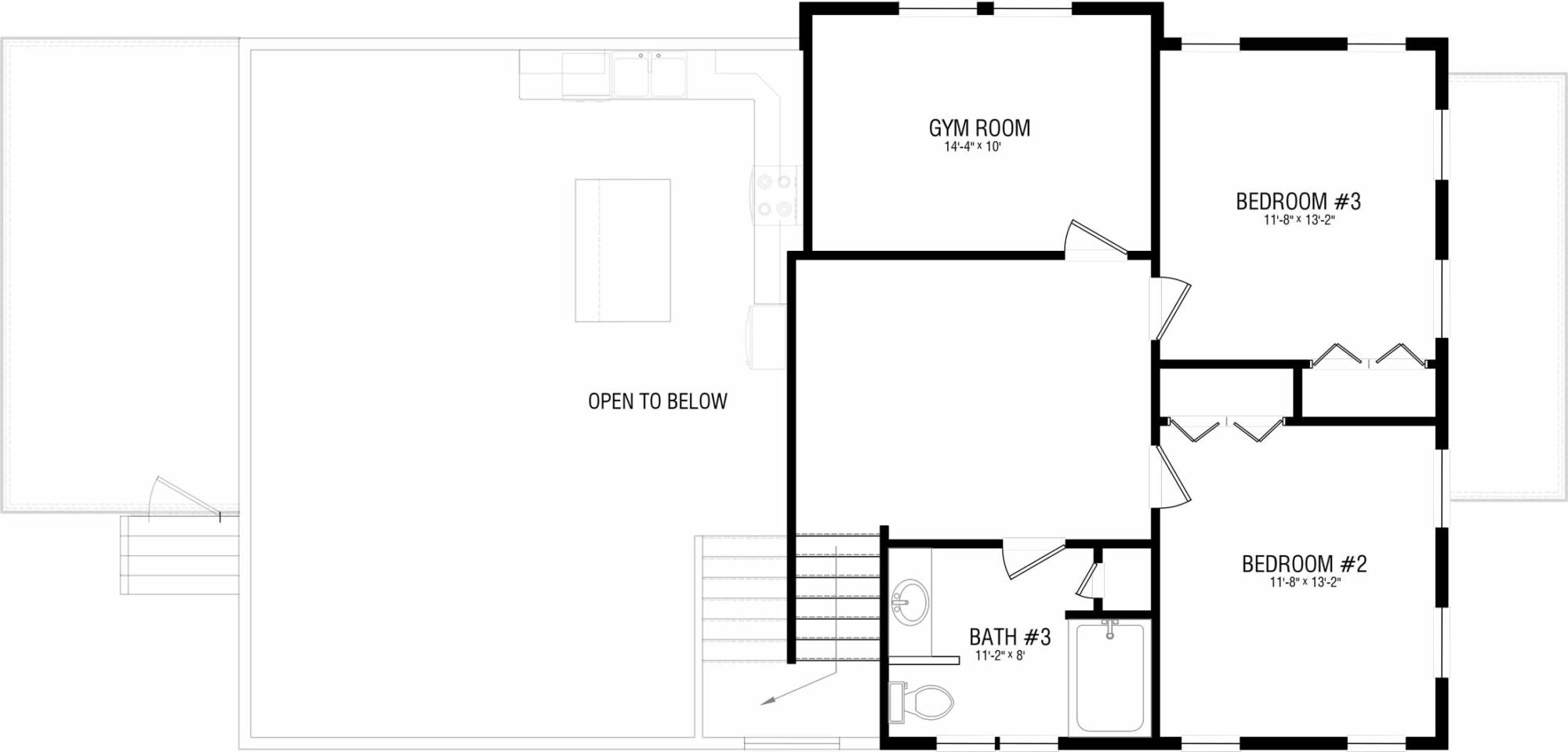 New construction home Fiesta second floor plan