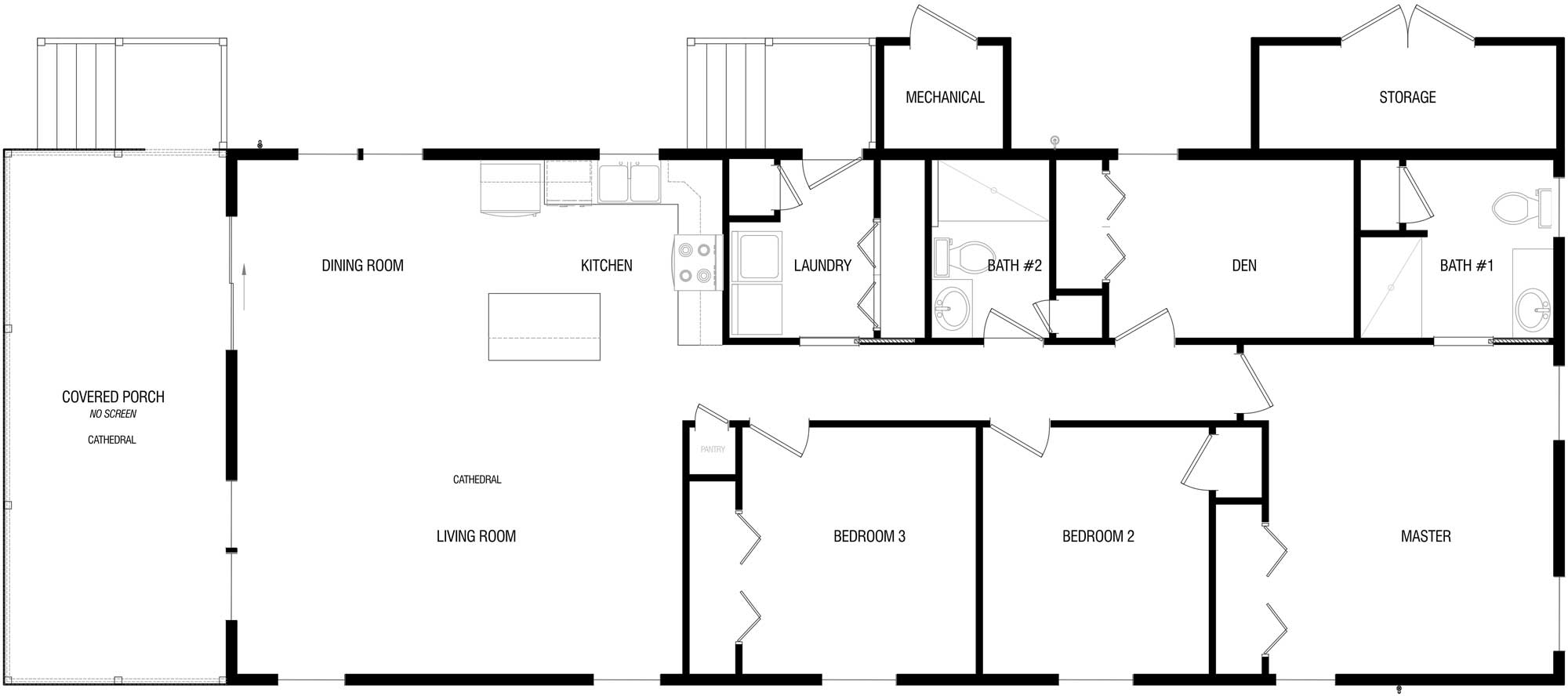 Happily Ever After - single story home Ocean City Maryland first floor plan